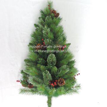 Artificial christmas half tree