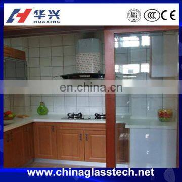 Size customized 15mm Clear Tempered Glass Partition for Kitchen