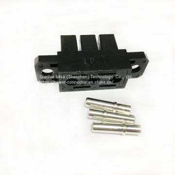 3 Pin Male TP950P 35A PET GF30 RoHS Black wire terminals crimp electrical connectors