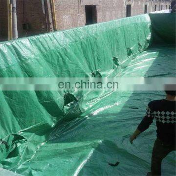 extra lagrge woven PE drawstring dumpster container liner for garbage truck