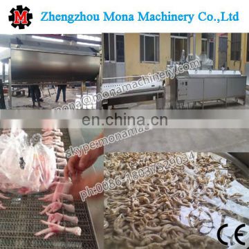 chicken feet processing machine/quail processing line