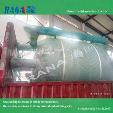 OEM Broad lining New durable 0.5-150 cubic steel lining PTFE/ PFA/ ETFE anticorrosive equipment with long Service life 15-20 years Industrial Chemical Tank