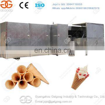 Chinese Commercial Stainless Steel Snow Ice Cream Cone Rolling Making Waffle Cone Machine For Sale