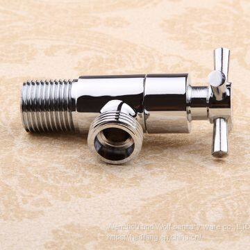 Triangle Valve All Copper Thickened Water Diversion Valve Water Stop Valve Tee photo-2