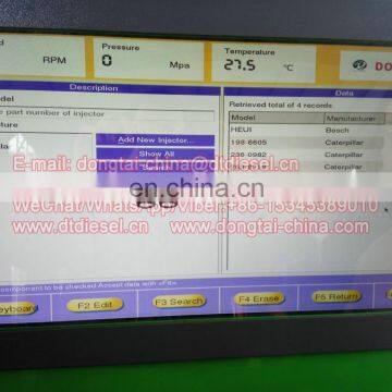 Бензонасос и форсунка системы Common Rail, стенд испытаний CR709, с тестовыми данными внутри photo-3