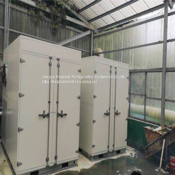 Heat pump closed belt modular sludge drying system