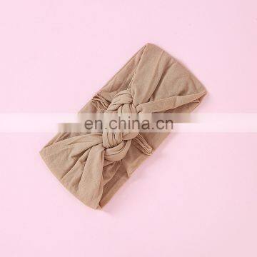Twist Knot Elastic Nylon Headbands Baby Headband Girl's photo-5