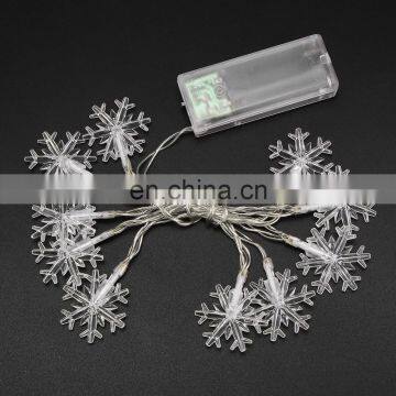 Home Wedding Decoration 10Leds Snow Flake Led Fairy String Light