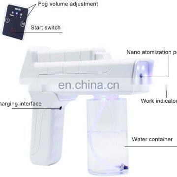 Portable Handheld Rechargeable Nano Atomizer Gun Electronic Display Sprayer Machine photo-4