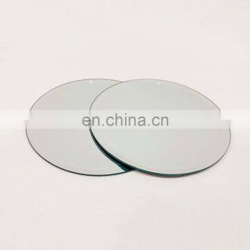 round glass mirror tray, base for wedding centerpieces, candles and wall decor