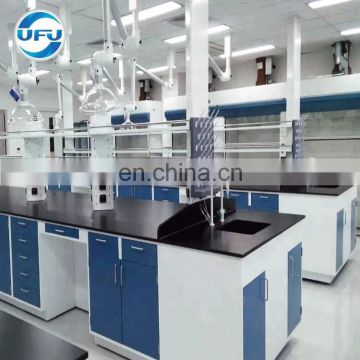 Central Workbench Steel Structure for Chemical Laboratory