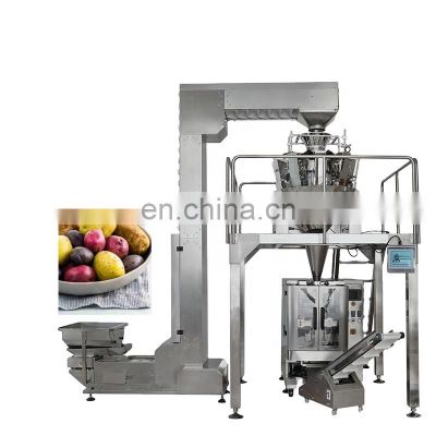 KV high precision Auto weighing multi head Potato/Mushroom/Dumpling/Meat Ball packing filling machine