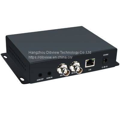 HD SDI IPTV Encoder H265 H264 OLED Facebook Codec Streaming With IP HTTP, RTSP, UDP /RTP, RTMP, RTMPS, SRT, ONVIF, HLS, FLV photo-5