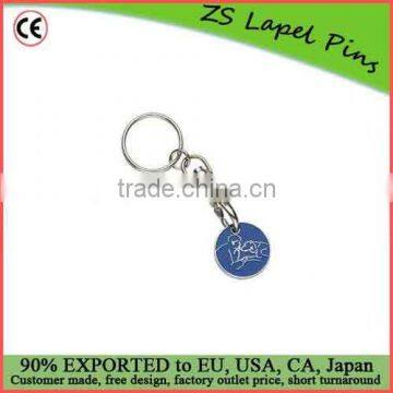 Custom Very Nice Gift Quality Trolley Coin Keyring photo-5