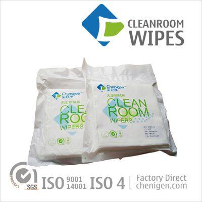 Woven Polyester-Nylon Microfiber Blend Cleanroom Wipes