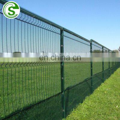 China Sales Security 358 Clearvu Anti Climb Prison Fences with top spikes