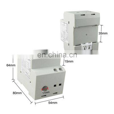D52-2047 Din Rail Digital 0-100.0A Ammeter AC 80-300V Voltmeter Led Display Amp Volt Energy Power Meter Active Watt Meter photo-4