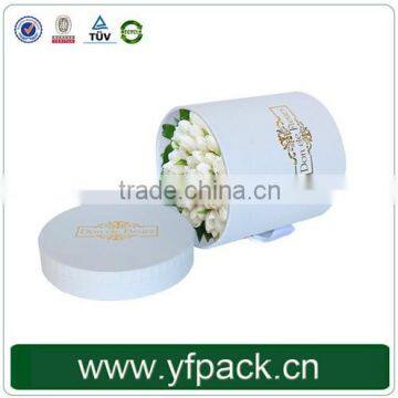 Wholesale Color Printing Cylindar Round Boxes For Flower Gift photo-2
