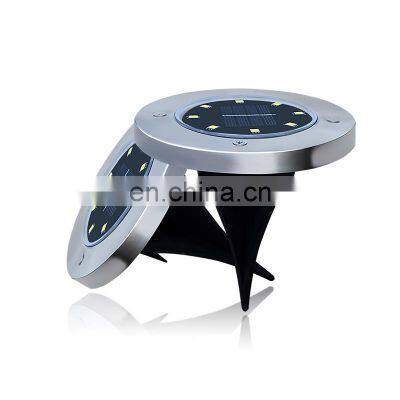 LED solar light stainless steel buried light outdoor  lawn and garden light