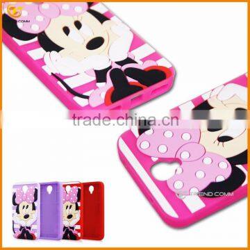 China Supplier Cute Cartoon Silicone Back Cover Case for Alcatel OT6037 photo-5