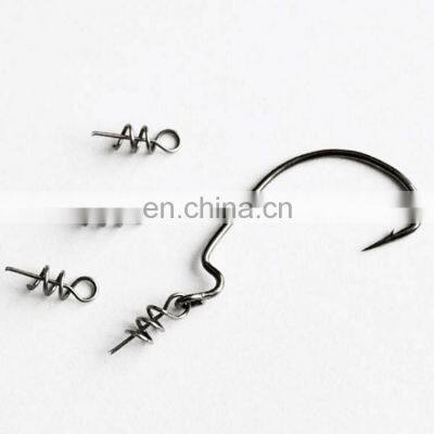 Hot Sale 50pcs Soft Bait Lure Crank Hook Connector Fixed Latch Fishing Tackles Stainless Steel Spring Lock Pins photo-3