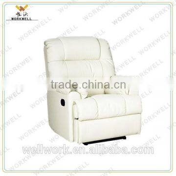 WorkWell modern design living room electric white PU leather recliner sofa Kw-Fu44                        
                                                Quality Choice