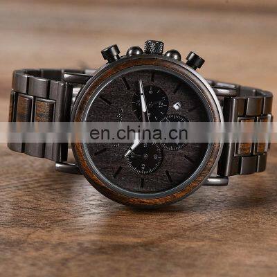 BOBO BIRD Custom Logo Wholesale Watches Men Luxury Brand High Quality Automatic Wrist Wooden Watches photo-2