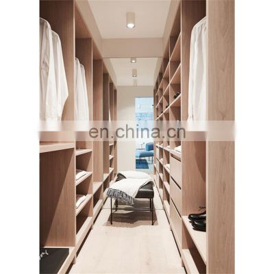 Home furniture design white lacquer finish walk in closet