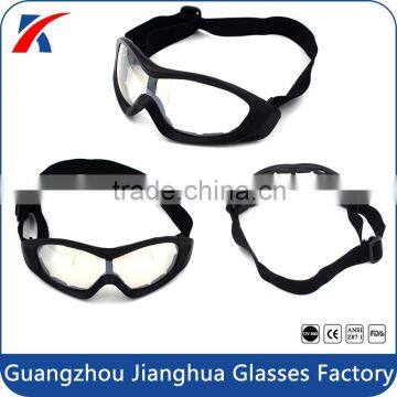 cheap price high impact clear PC lens horse riding goggles