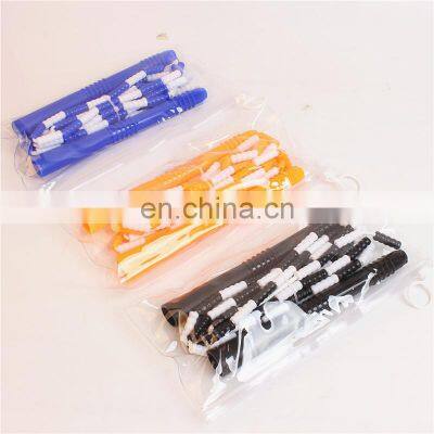 Portable Plastic Handle Customize Logo Kids Wholesale Skipping Speed Beaded Jumping Rope PVC photo-3
