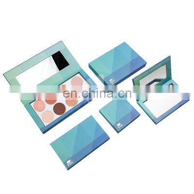 Paper Packaging Eyeshadow Palette Case Makeup Your Own Design Shadow Artist Makeup Logo Packaging Odm