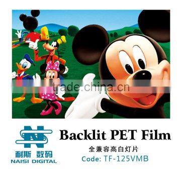 Grey Back PET Film for Display Stands, Roll up Banner, Pet Film for Inkjet Plotter, Naisi Digital photo-2