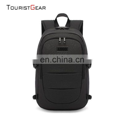 business laptop durable backpack custom logo with USB charge port waterproof mochila bagpack wholesale