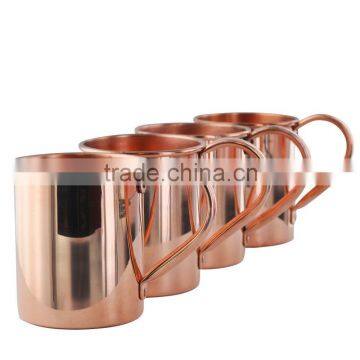 custom made Copper Barrel steel Mug for Moscow Mule