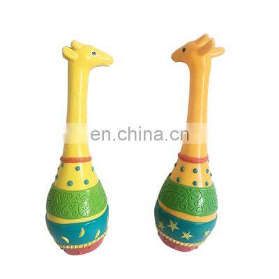 OEM PUHSI Professional manufacturing mold and production of high Cartoon play sand plastic hammer toys giraffe rattle mould mold