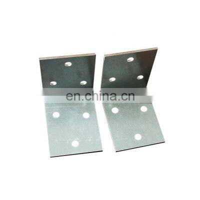 Custom L shaped Galvanized metal steel angle corner brackets