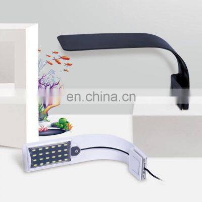 High Quality Thin Aquarium Light White Black Water Grass Landscape Lamp Fish Tank Bracket LED Aquarium Lamp photo-4