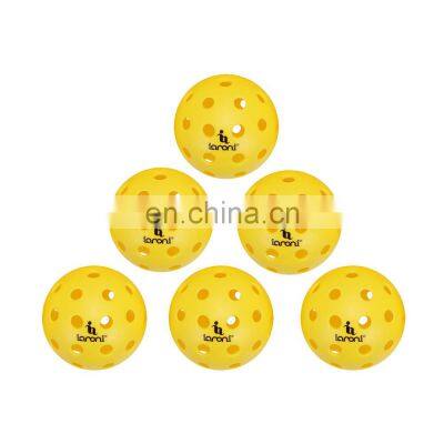 Promotional customized 40 holes usapa dura outdoor pickleball balls