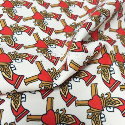 Ready Goods New Design Digital Spandex Printed 100% Cotton Satin Fabric photo-2