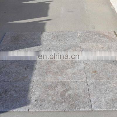 Premium Quality Wholesale Silver Travertine Tumbled Outdoor and Indoor Construction Projects Made in Turkey CEM-T-06 photo-5