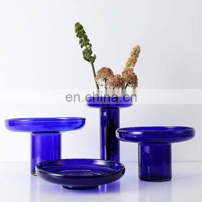 Modern Luxury Transparent Clear Home Decoration Accessories Glass Flower Vases photo-5