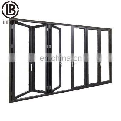 Bulk order good price exterior aluminum bi folding door patio aluminum folding glass door