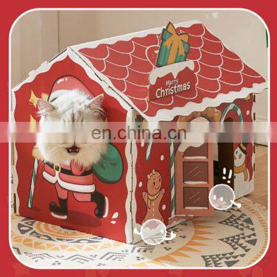 Wholesale Hot Sale Customized Cat Scratching Paper Board For Cat Pad Corrugated Scratcher photo-3