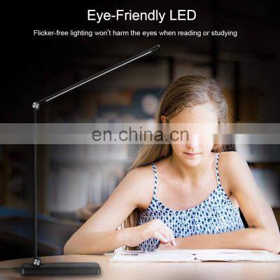 Lamp Desk Led Eye Care Reading Light Qi Desk Lamp With Wireless Charge photo-3