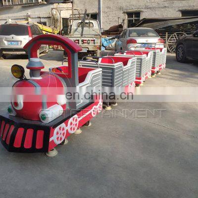Commercial Indoor and Outdoor Playground Mall Kids Game Small Electric Track Train Rides for Amusement Park photo-3