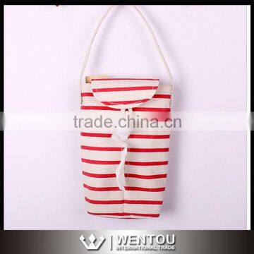 Wholesale Multi Sample Stripe Canvas Tissue Box