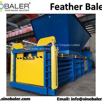 Feather Waste Baling Machine For Sale, Baler For Feathers – SINOBALER