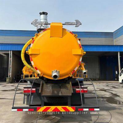 4 * 2 Sewage Pumping Truck With a Capacity of 15000L