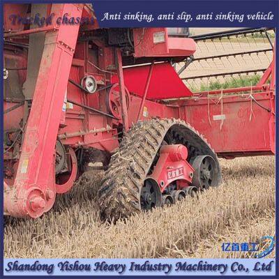 The Modification of Wheat Harvester With Triangular Track and Semi Chain Track Has Strong Passability photo-2