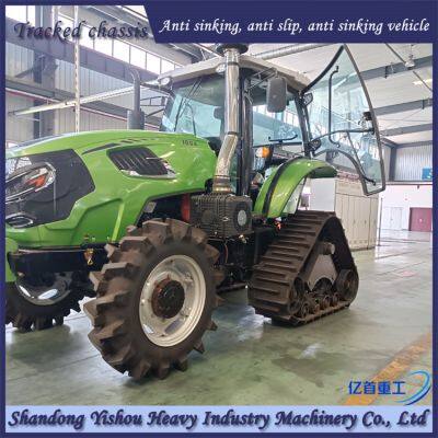 Customized Rubber Track Chassis for Tractors to Prevent Tire Slippage in Paddy Fields photo-5